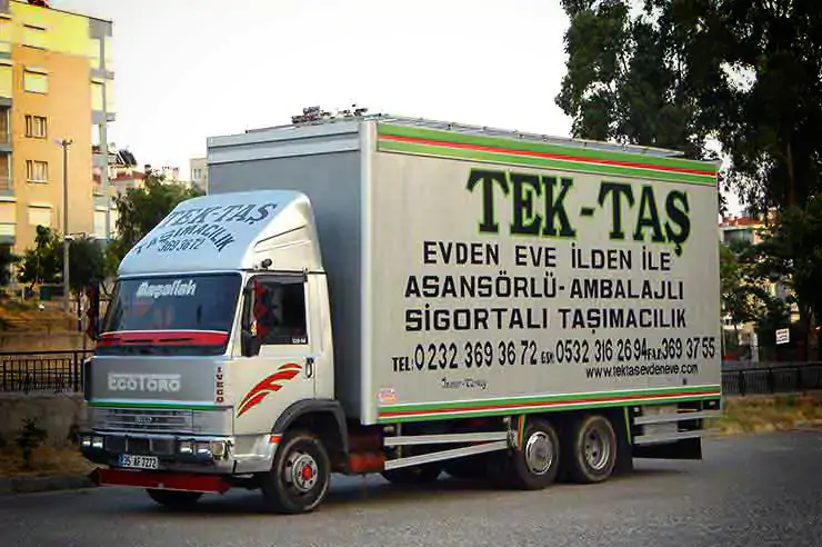 evden eve araçlarımız izmir