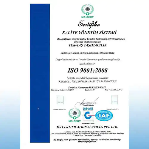 ISO Belgemiz Türkçe